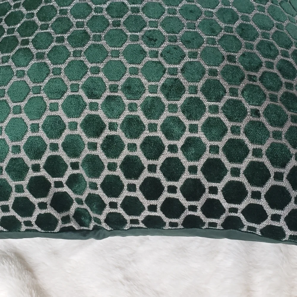 NWT Caldeira Luxury Belgian Velvet Fabric Oversized Pillow